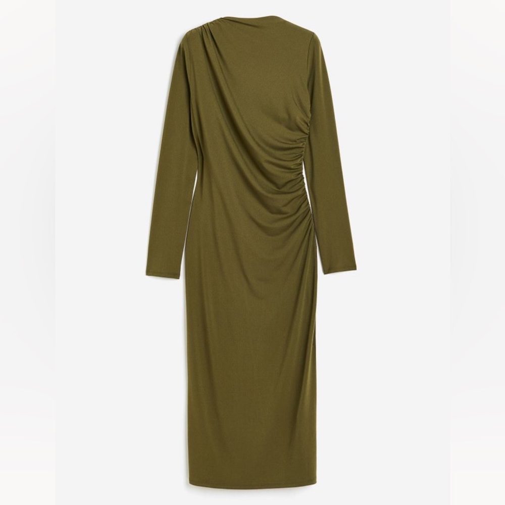 Draped Jersey Dress